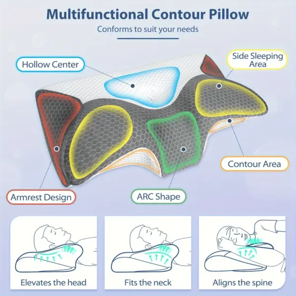 Cervical Memory Foam Pillow - Image 4